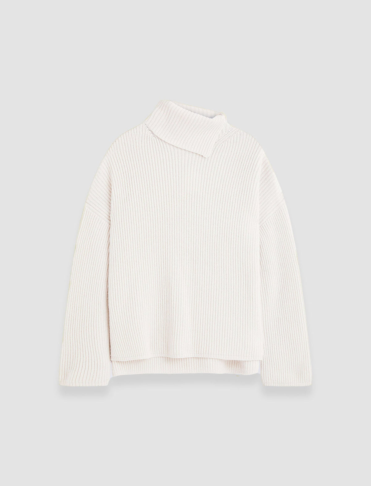 Light Cardigan Stitch High Neck Jumper