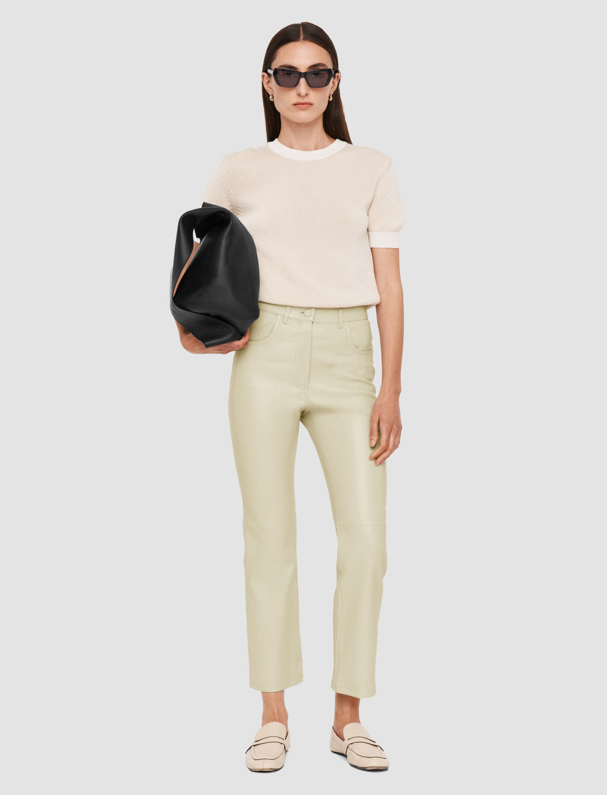 Duke Leather Stretch Trousers